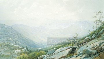  Trost Pintura - El paisaje de la Cordillera del Monte Washington William Trost Richards